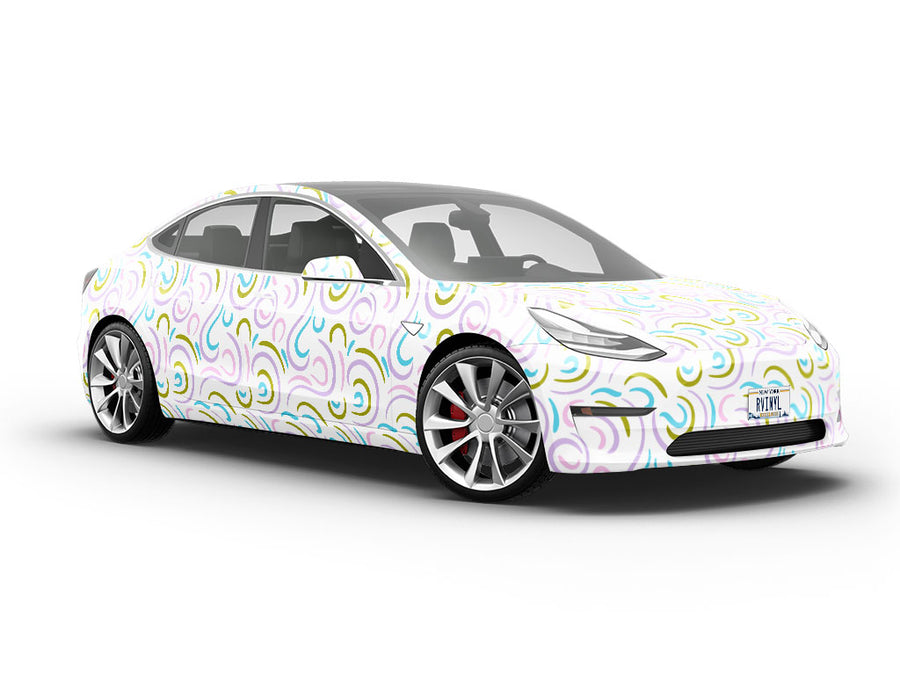 North Winds Abstract Vehicle Vinyl Wrap