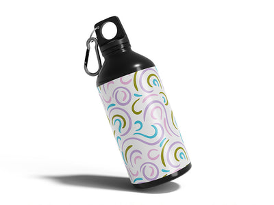 north winds abstract geometric Water Bottle DIY Stickers
