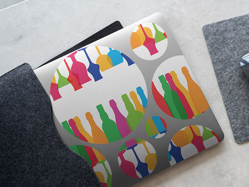 nose touch alcohol DIY Laptop Stickers