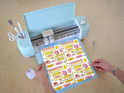 Nostalgia Ultra Technology Vinyl Film Pattern Size 12 inch Scale~Rwraps Nostalgia Ultra Technology Sizing Chart~3