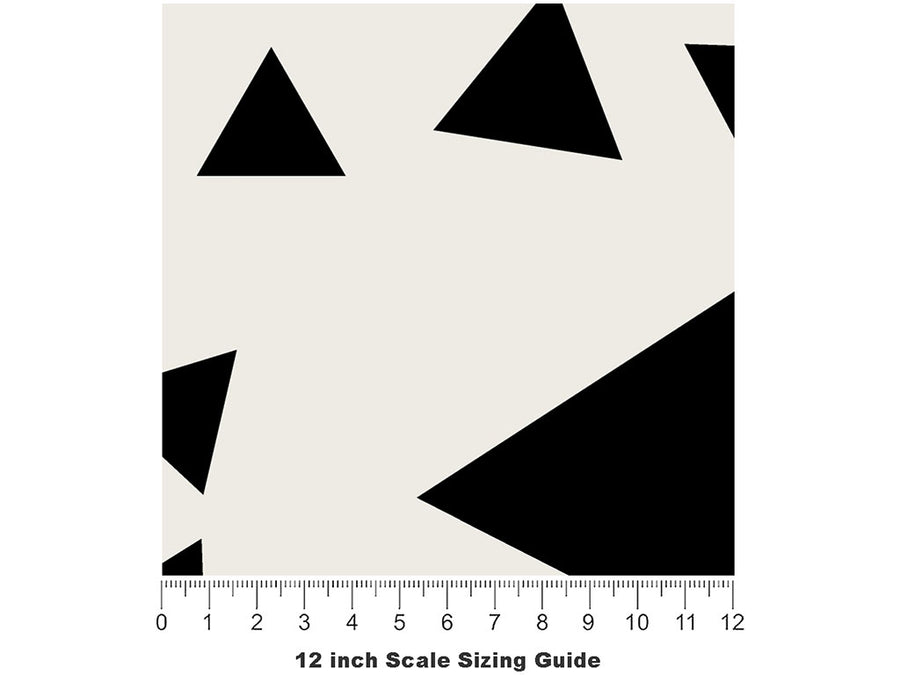 Not Dots Polka Dot Vinyl Film Pattern Size 12 inch Scale~Rwraps Not Dots Polka Dot Sizing Chart~2