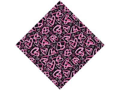 Notebook Scribbles Heart Vinyl Wrap Pattern