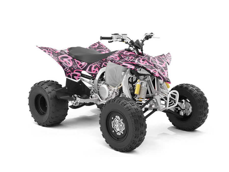 Notebook Scribbles Heart ATV Wrapping Vinyl