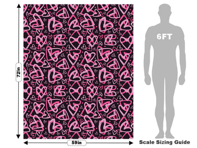 Notebook Scribbles Heart Vehicle Wrap Scale~Rwraps Series 914 Notebook Scribbles Heart Measurements~1