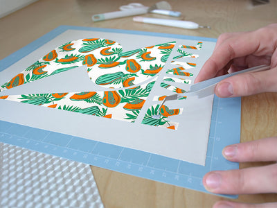 oak leaved fruit Easy Weed Craft Vinyl