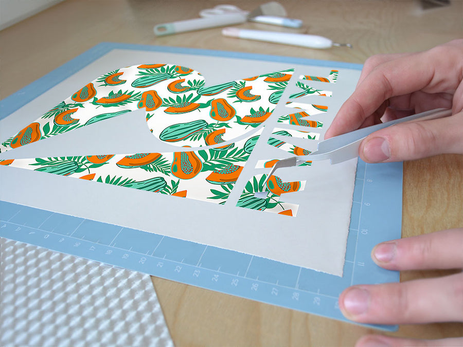 oak leaved fruit Easy Weed Craft Vinyl