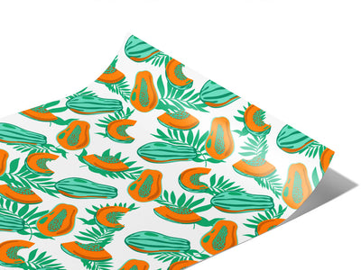 Oak Leaved Fruit Vinyl Wraps~Rwraps Series 914 Digitally Printed Vinyl Wrap~0