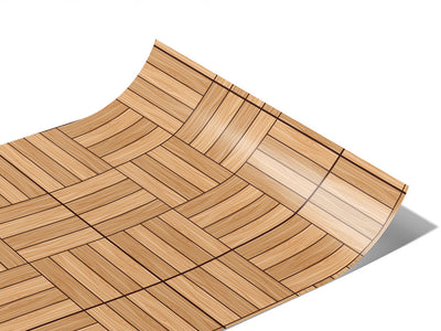 Oak  Wooden Parquet Vinyl Wraps~Rwraps Series 914 Digitally Printed Vinyl Wrap~1