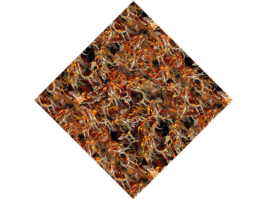 Obliteration Blaze Camouflage Vinyl Wrap Pattern