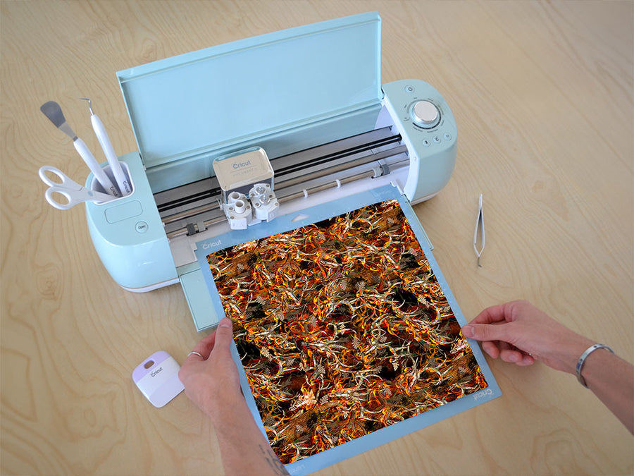 obliteration blaze camouflage Cricut Compatible Vinyl
