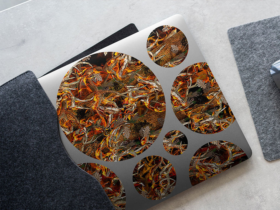 obliteration blaze camouflage DIY Laptop Stickers