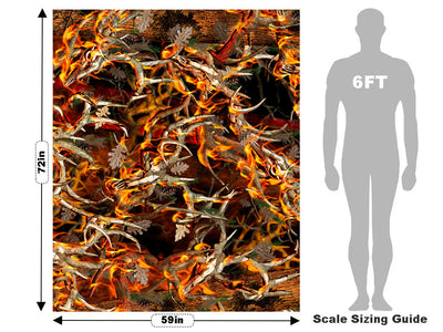 Obliteration Blaze Camouflage Vehicle Wrap Scale~Rwraps Series 914 Obliteration Blaze Camouflage Measurements~1