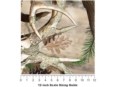 Obliteration Buck Camouflage Vinyl Film Pattern Size 12 inch Scale~Rwraps Obliteration Buck Camouflage Sizing Chart~2