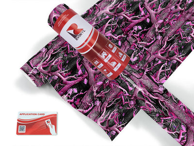obliteration pink camouflage Craft Vinyl Roll