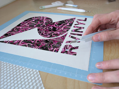 obliteration pink camouflage Easy Weed Craft Vinyl