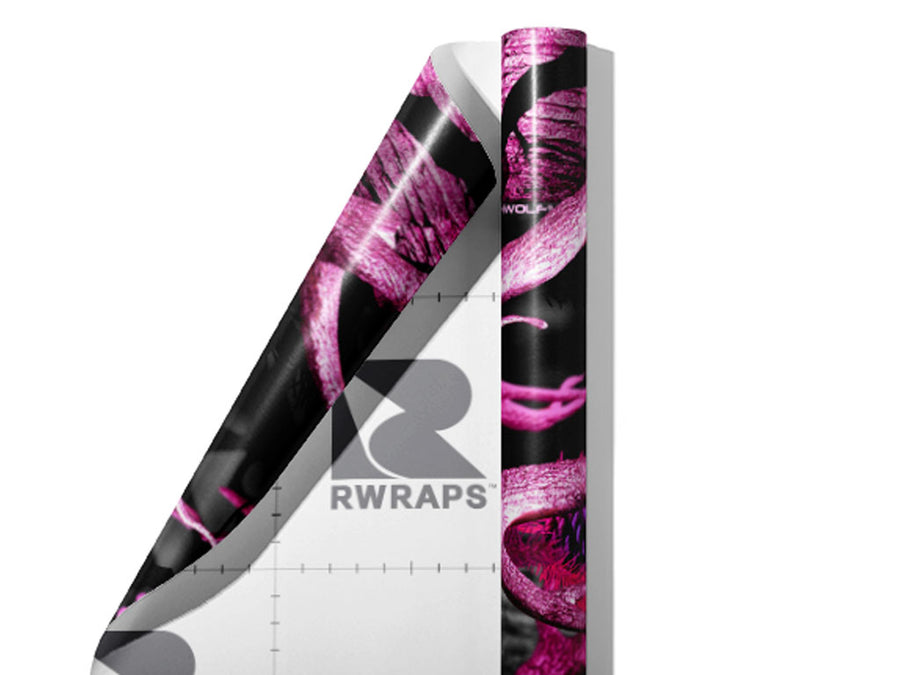 Obliteration Pink Camouflage Wrap Film Sheets~Rwraps Series 914 Obliteration Pink Camouflage Scrolled Sheet~3