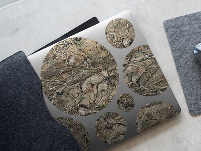 obliteration skull camouflage DIY Laptop Stickers