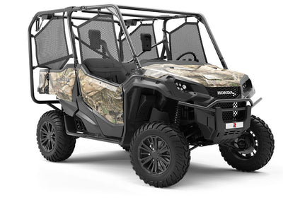 Obliteration Skull Camouflage Utility Vehicle Vinyl Wrap