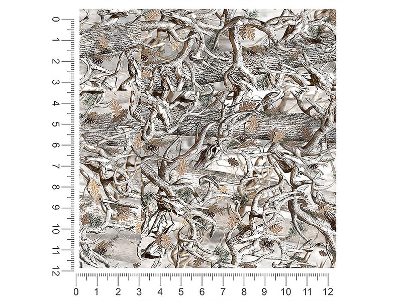 obliteration snow camouflage 1ft x 1ft Craft Sheets