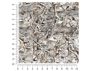 obliteration snow camouflage 1ft x 1ft Craft Sheets
