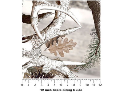 Obliteration Snow Camouflage Vinyl Film Pattern Size 12 inch Scale~Rwraps Obliteration Snow Camouflage Sizing Chart~2