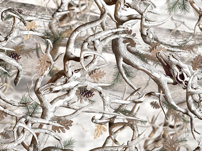 Obliteration Snow Camouflage Vinyl Wrap Pattern~Rwraps Series 914 Digitally Printed Vinyl Wrap~0
