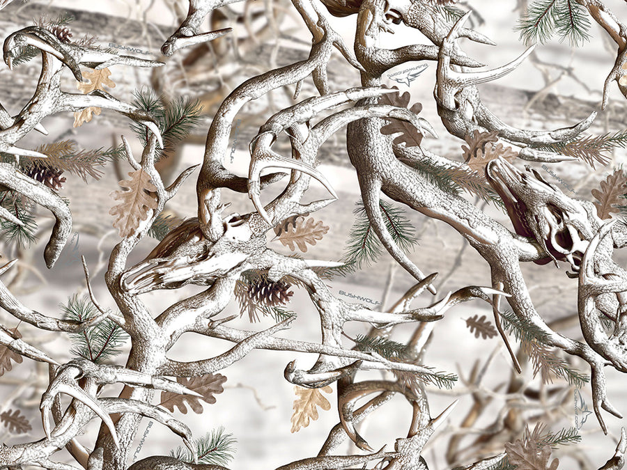 Obliteration Snow Camouflage Vinyl Wrap Pattern~Rwraps Series 914 Digitally Printed Vinyl Wrap~0