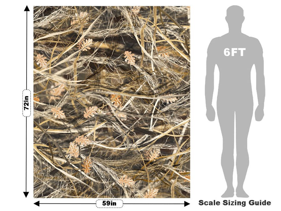 Obliteration Tallgrass Camouflage Vehicle Wrap Scale~Rwraps Series 914 Obliteration Tallgrass Camouflage Measurements~1