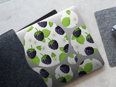 obsidian juice fruit DIY Laptop Stickers