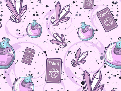 Occult Tarot Witch Vinyl Wrap Pattern~Rwraps Series 914 Digitally Printed Vinyl Wrap~0