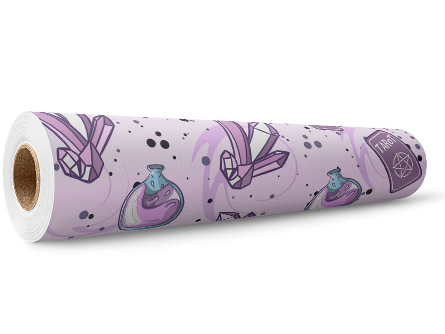 Occult Tarot Witch Wrap Film Wholesale Roll~Rwraps Series 914 Digitally Printed Vinyl Roll~5