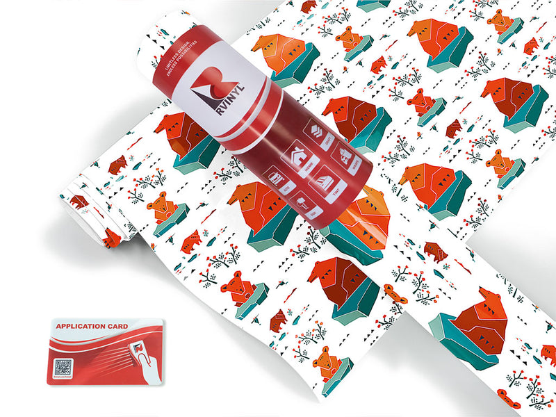 occupied icebergs animal Craft Vinyl Roll