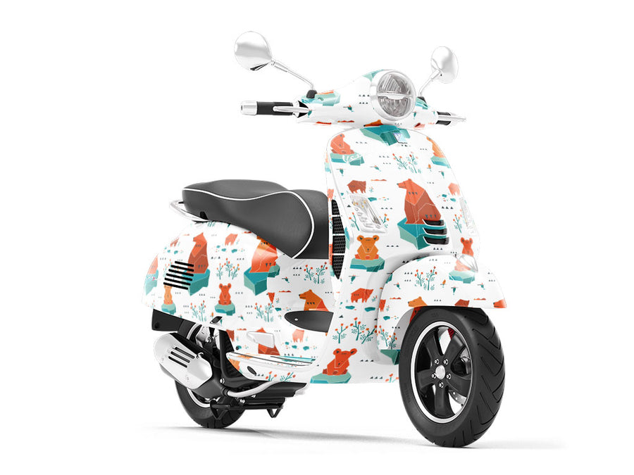 Occupied Icebergs Animal Vespa Scooter Wrap Film