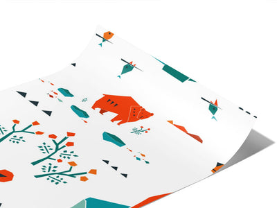 Occupied Icebergs Animal Vinyl Wraps~Rwraps Series 914 Digitally Printed Vinyl Wrap~0