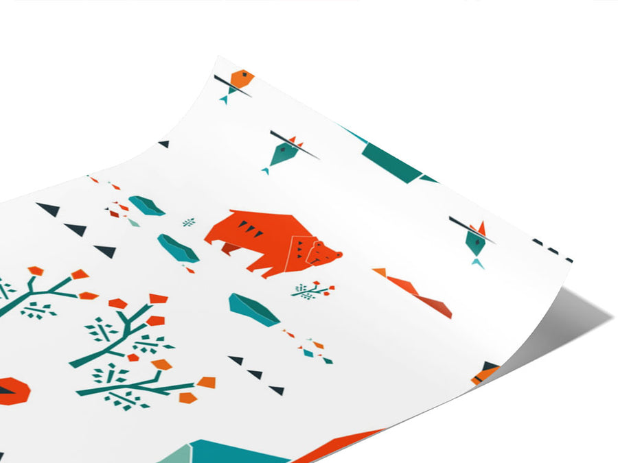 Occupied Icebergs Animal Vinyl Wraps~Rwraps Series 914 Digitally Printed Vinyl Wrap~0