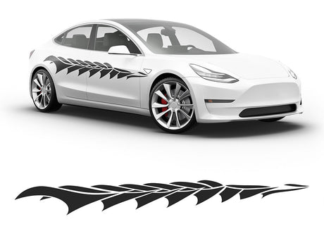 3M Matte Black Ocean Body Graphic~Full Side Auto Decal Kit~0