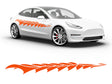 3M Bright Orange Ocean Body Graphic~Full Side Auto Decal Kit~0