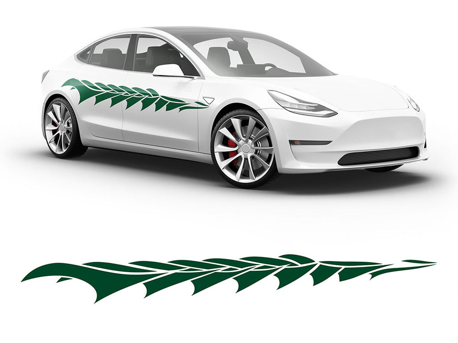3M Dark Green Ocean Body Graphic~Full Side Auto Decal Kit~0