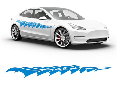3M Light Blue Ocean Body Graphic~Full Side Auto Decal Kit~0