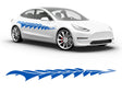3M Azure Blue Ocean Body Graphic~Full Side Auto Decal Kit~0