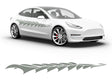 3M Light Gray Ocean Body Graphic~Full Side Auto Decal Kit~0