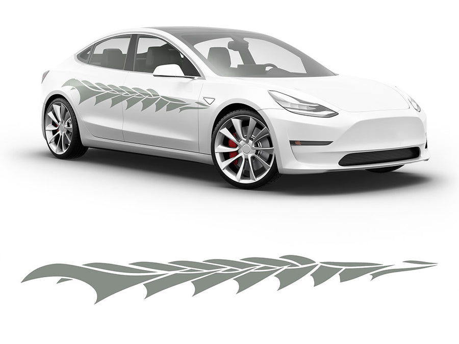 3M Light Gray Ocean Body Graphic~Full Side Auto Decal Kit~0