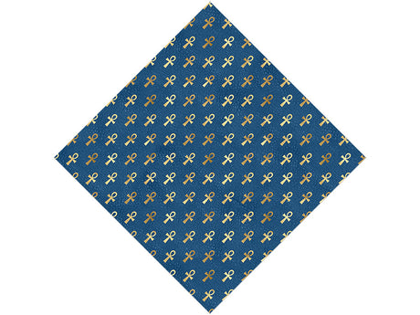 Ocean Ankh Egyptian Vinyl Wrap Pattern