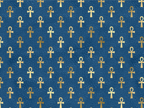 Ocean Ankh Egyptian Vinyl Wrap Pattern~Rwraps Series 914 Digitally Printed Vinyl Wrap~0