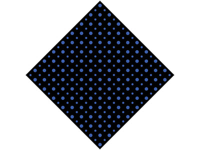 Ocean Blue Polka Dot Vinyl Wrap Pattern
