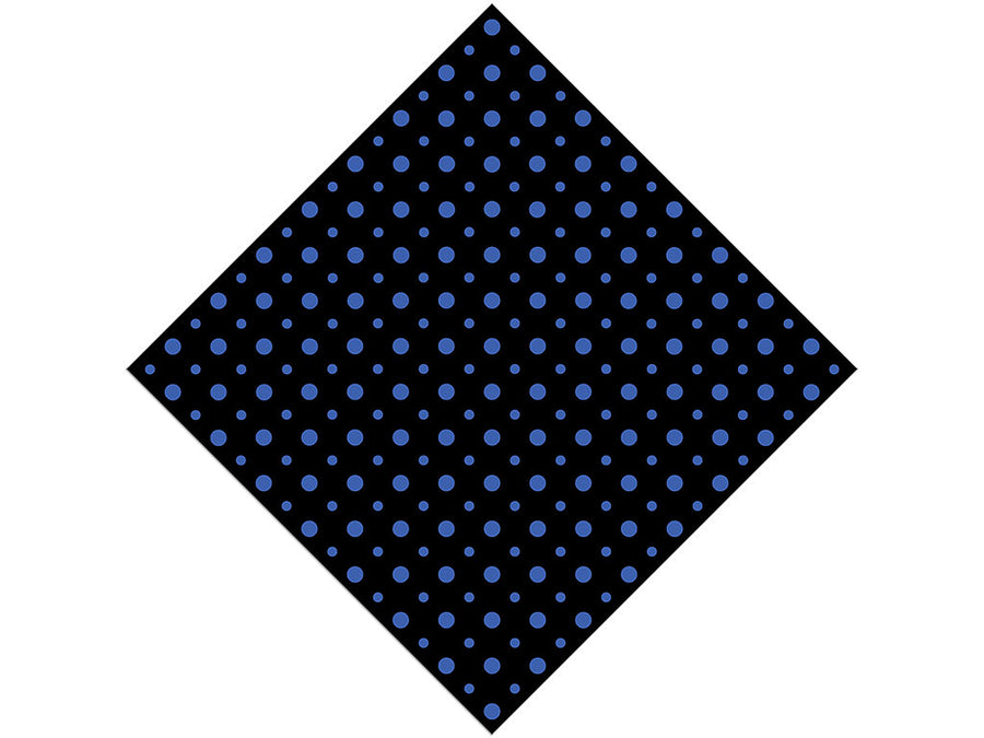 Ocean Blue Polka Dot Vinyl Wrap Pattern