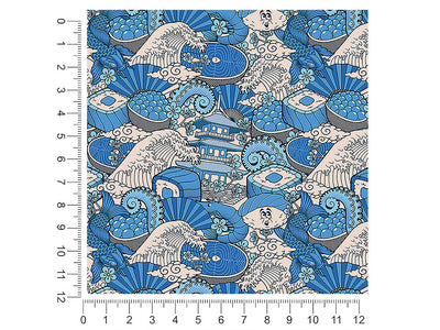 ocean bounty japanese 1ft x 1ft Craft Sheets