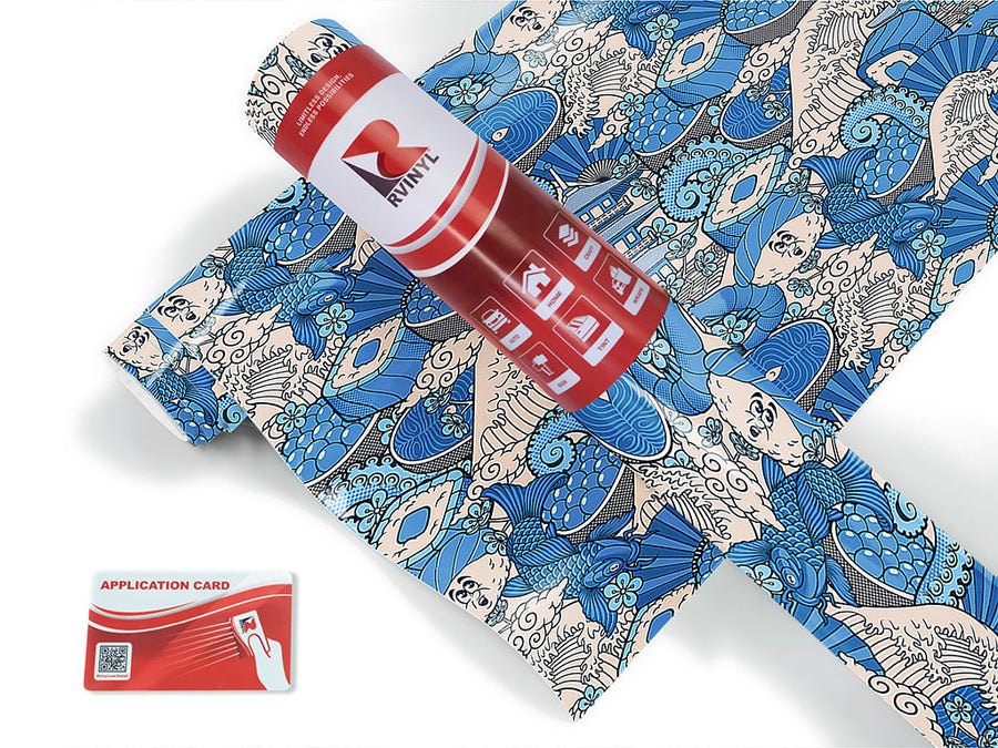 ocean bounty japanese Craft Vinyl Roll