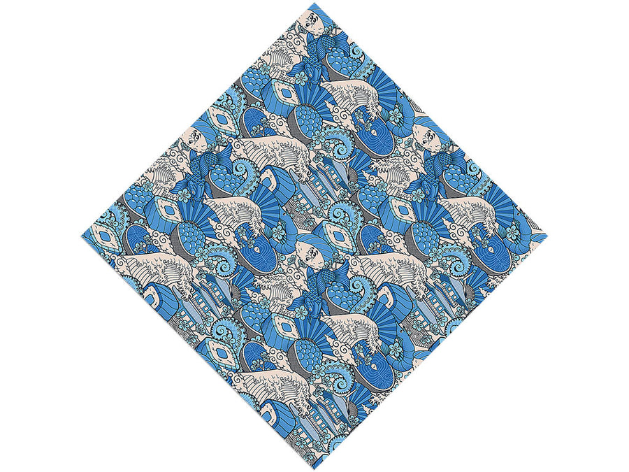 Ocean Bounty Food Vinyl Wrap Pattern