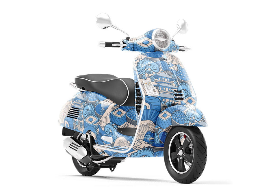 Ocean Bounty Food Vespa Scooter Wrap Film